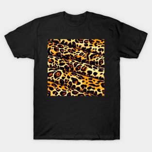 Stylized Leopard Fur - Printed Faux Hide #3 T-Shirt